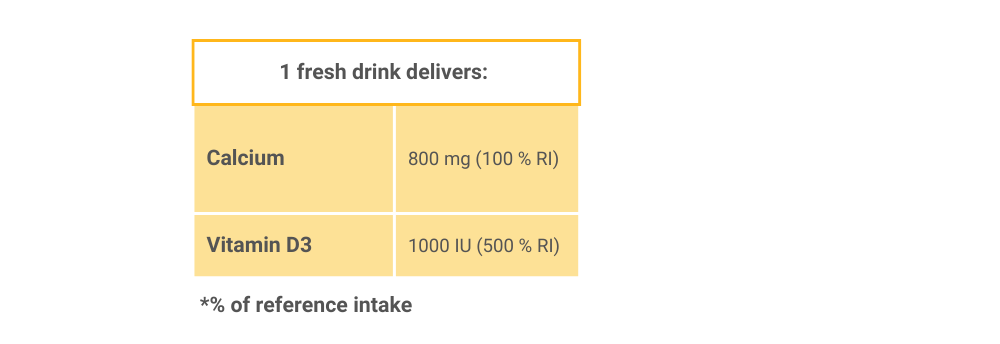 Calcium drink podlouhlý