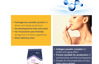 Our top product Collagen repair matrix available also as a premix solution