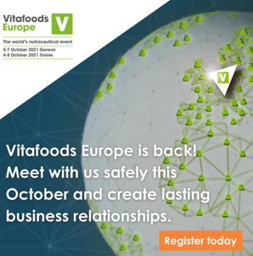 Meet our team at Vitafoods Europe 2021!