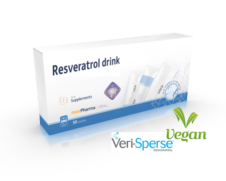 mcePharma has new product, Veri-Sperse Resveratrol drink!