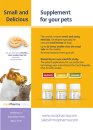Small and delicious supplements for pets